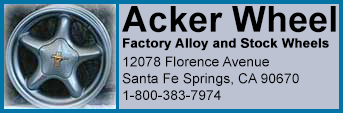 Acker Wheel, Factory Alloy and Stock Wheels